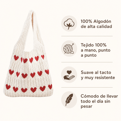 Bolso de Crochet Hecho a Mano